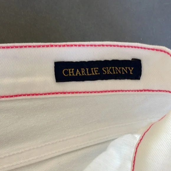 Lucky Brand Charlie Skinny White Jeans - Picture 6 of 8